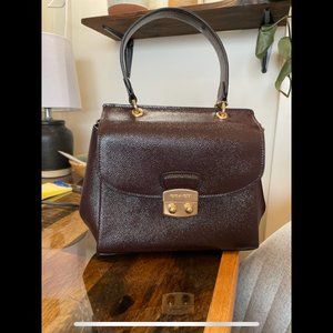 Coach Avary Flap purse. Oxblood with gold chain. Never used.